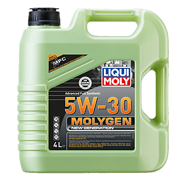 ACEITE MOTOR TECNOLOGIA SINTETICA MOLYGEN NEW GENERATION 4 LITROS 5W-30