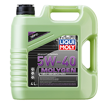 ACEITE MOTOR TECNOLOGIA SINTETICA MOLYGEN NEW GENERATION 4 LITROS 5W-40